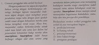 Berdasarkan Struktur Artikel Penggalan Teks Artikel Di Atas Merupakan Bagian A Brainly Co Id