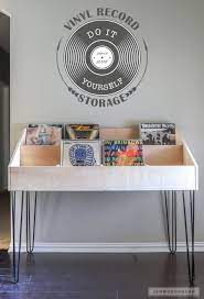 How To Build A Diy Vinyl Record Storage Cabinet Display Record Storage Cabinet Diy Vinyl Storage Record Storage