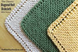 Learn how to crochet a corner to corner dishcloth. 2 Ways To Knit Diagonal Dishcloths Holes Or No Holes