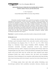 Rumus matematik adalah contoh algoritma penyelesaian masalah. Https Journal Uny Ac Id Index Php Pythagoras Article Viewfile 557 415