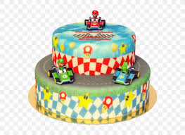 Discover the greatest game and cake ideas to make an incredible party at home. Birthday Cake Super Mario World 2 Yoshi S Island Super Mario Kart Torte Png 592x600px Birthday Cake