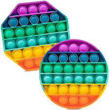 Marble mesh fidget toy $0.00 $14.99. Amazon Com Ibaste 2pcs Push Bubble Sensory Fidget Toy Spinners One Louder Side Push Bubbles Pop Pop Bubble Sensory Fidget Toy Last One Lost Stress Reliever Autism Octagon Toy Anti Anxiety Toys Rainbow