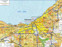 Ohio's northeastern region rises from the shores of lake erie and blooms with ethnic neighborhoods, the rock and roll and pro football halls of fame and cuyahoga valley national park. Large Cleveland Maps For Free Download And Print High Resolution And Detailed Maps
