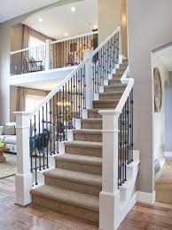 Traditional Staircase Wrought Iron Stairs Design Pictures Remodel Decor And Ideas White With Iron Rail Stairs Design Wrought Iron Stairs Staircase Remodel