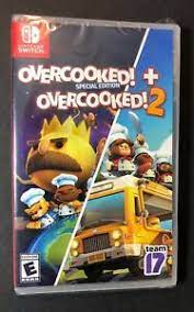 With overcooked 2 out now on the nintendo switch, here's everything you need to get started overcooked 2 is the sequel to overcooked, and iterates heavily upon what was established in the. Overcooked Overcooked 2 2 Game In 1 Pack Nintendo Switch New 812303013416 Ebay