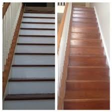 Nustair Step System Installed By Five Star Handyman Before And After Shot Looks Much Better Diy Staircase Rem Staircase Remodel Diy Staircase Stair Remodel