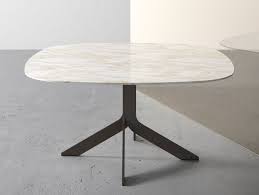 Square Marble Table With 4 Star Base Iblea Marble Table By Desalto Square Marble Table Marble Table Table