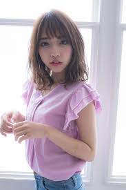卵型面長 の方に似合う大人フェミニンロブby橋本圭司 l035770304 ソワリー 栄 thoiry のヘアカタログ ホットペッパービューティー ギャルメイク ヘアモデル ビューティー