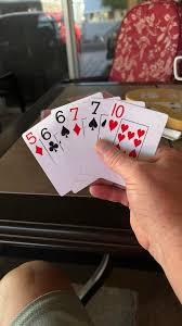 Look what what I dealt myself when he wasn't watching. LOL