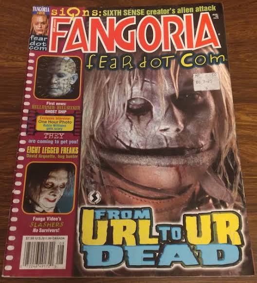 Fangoria #215 Aug 2002 Fear Dot Com - Etsy