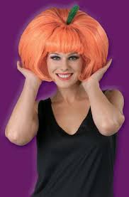 Pumpkin Real Pumpkinorange Hair Fiber Halloween Hair Halloween Wigs Halloween Girl