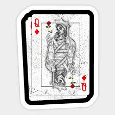 The most beautiful diamonds at the keenest prices. Poker Playing Card King Queen Ace Of Diamonds Gift Play At Cards Aufkleber Teepublic De