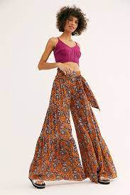 Fp One Aloha Printed Wide Leg Pants Printed Wide Leg Pants Wide Leg Pants Wide Pants Outfit