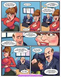 Sex comics where the secretary doing blowjob under the desk