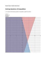 Systems of equations and inequalities. 3 2 Solving Systems Of Inequalities By Graphing Key Pdf Name Date Period 3 2 Practice Solving Systems Of Inequalities By Graphing Solve Each System Of Course Hero
