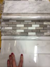 Kitchen countertop redo peel stick tiles. Home Depot Backsplash Tiles Arctic Storm Mosaic Cocinas