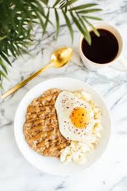 Egg white recipes can be a bit tricky, but with some practice, you can quickly master them. Sweet Savory Egg And Oatmeal Combo Bowl Eating Bird Food