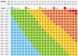 weight chart ideal weight chart weight for height weight