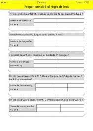 Règle de prononciation exercice 1 exercice 2. La Proportionnalite Memos Et Exercices Pour Les Cm2 Regle De Trois Proportionnalite Exercice Cm2