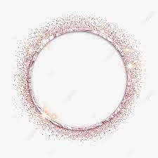 Glitter Gold Glitter Round Border Element Png And Psd Gold Glitter Background Gold Glitter Round Border
