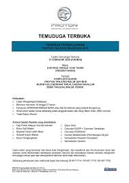 Maybe you would like to learn more about one of these? Temuduga Terbuka Perusahaan Otomobil Nasional Sdn Bhd Proton Appjawatan Malaysia