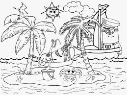 Beach Coloring Pages Idea Minion Coloring Pages Beach Coloring Pages Avengers Coloring Pages