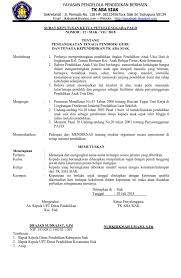5 contoh surat mou kerja sama yang benar berbagai keperluan. Contoh Sk Surat Keputusan Pengangkatan Pegawai Akutansi Cute766
