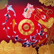 Spend your money wisely, only for things that matter. Good Luck Money Fish Painting L Best Koi Fish Painting Thailand Fine Art