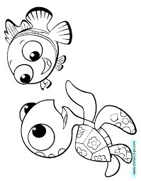 He is also quite friendly with anyone he meets. Finding Nemo Coloring Pages Disneyclips Com