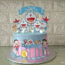 Gambar kue ulang tahun frozen tingkat 2; Doraemon Birthday Cake Kue Ulang Tahun Shopee Indonesia