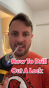 How to drill open a lock. How many times have you been locked out? #realtor  #locksmith #realestate