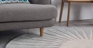 vaserely runder teppich 200 cm grau made com runde teppiche teppich teppich grau