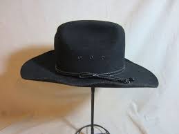 Black 100 Wool Wranger Cowboy Hat Size 71 8 Bailey W Vents Made Usa Cowboy Hats Hat Sizes Hats For Men