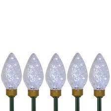Maybe you would like to learn more about one of these? Northlight 5ct Lighted C9 Led Christmas Pathway Marker With Lawn Stakes White Wire Clear Lights Target
