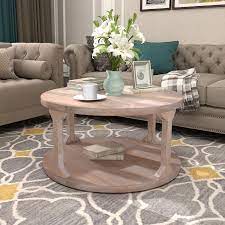 99 tribesigns lift top coffee table with hidden storage compartment and lower shelf for living room, solid wood legs (black walnut) 500 Buy Round Coffee Table With Dusty Wax Coating Rustic Wood Coffee Table For Living Room Home White Wash 35inchs Online In Turkey B08j3zy5bj