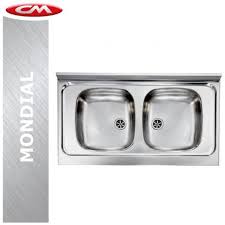 Bacino per il lavaggio e il. Cm Lavello Acciaio Inox 2 Vasche 90x50 Eprice