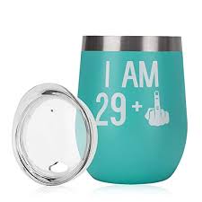 They prefer more sober gifts as compared to flashy alternatives. 30th Birthday Gifts For Women Men 30th Birthday Decoration For Her Him Funny 29 One Finger 12oz Stainless Steel Wine Tumbler With Lid Buy Online In Papua New Guinea At Papua Desertcart Com