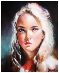 My latest portrait. Acrylic