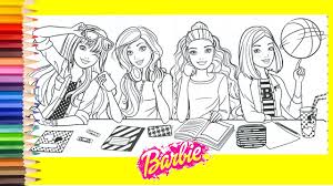 We have collected some of the best adventure time coloring pages for you. Coloring Barbie Friends In School Barbie Dream House Adventure Coloring Pages Youtube