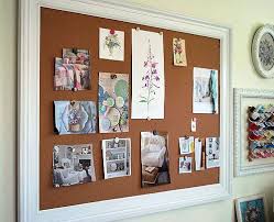 How To Make A Framed Bulletin Board For Cheap Framed Cork Board Cool Bulletin Boards Diy Bulletin Board