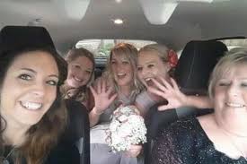 This driver saved a stranger's wedding when she picked up three bridesmaids  hitching at the roadside