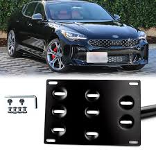Maybe you would like to learn more about one of these? Xotic Tech For Kia Stinger 2018 2019 2020 Front Bumper Tow Hook License Plate No Drill Mounting Bracket Adapter Kit Black Walmart Com Walmart Com