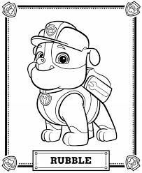 Paw Patrol Coloring Pages Tilda Stamp Patrulha Canina