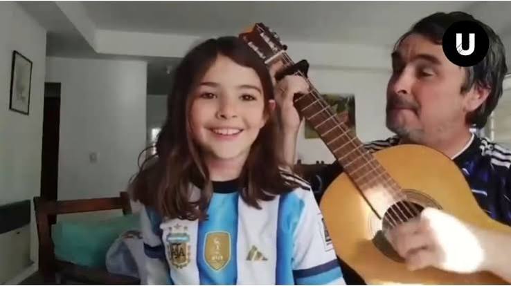 Pedro Saubidet contó cómo nació la canción viral junto a su hija para alentar a la Selección Argentina