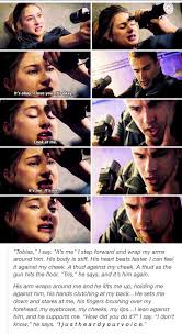 Tris And Tobias I Love This Scene And The Movie Book Love Both Shailene Woodley And Theo James Divergent Book Divergent Fandom Divergent Series