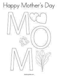 Print now > stats on this coloring page printed 168,763. Happy Mother S Day Coloring Page Twisty Noodle