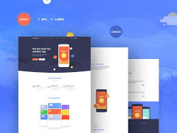 P Download Weather Application Landing Page Template Free Psd Here Is A Free Landing Page Template For A Weather App Landing Page Psd Templates Landing Page