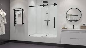 Bathtub Doors, Bypass Sliding Tub Door