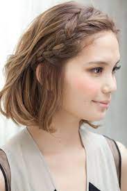 10 Braided Hairstyles For Short Hair Popular Haircuts Braids For Short Hair Short Hair Styles Hair Styles