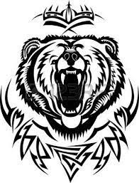 Check spelling or type a new query. Head Of A Bear Tribal Tattoo Grizzly Illustration Tribal Bear Tattoo Bear Tattoos Tribal Bear
